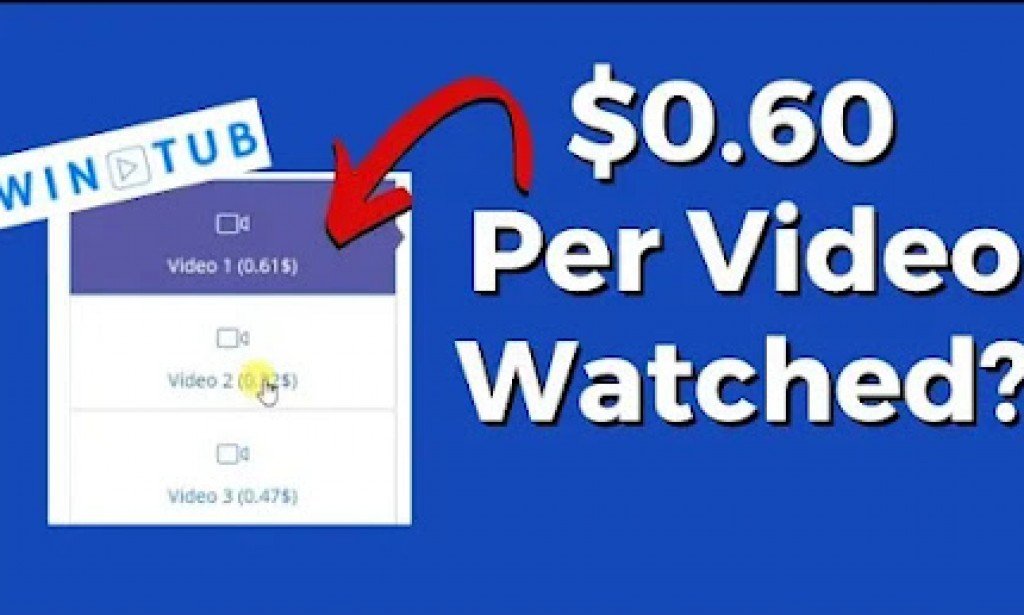 موقع wintub للربح من خلال مشاهده الاعلانات