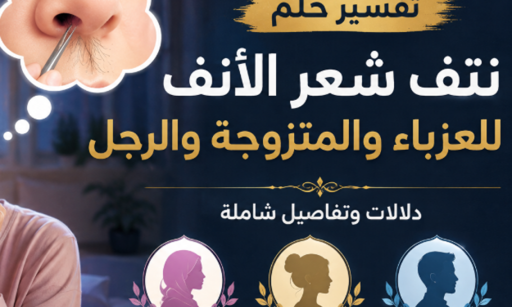 تفسير حلم نتف شعر الأنف للعزباء والمتزوجة لابن سيرين - هل هو كسر كبرياء؟