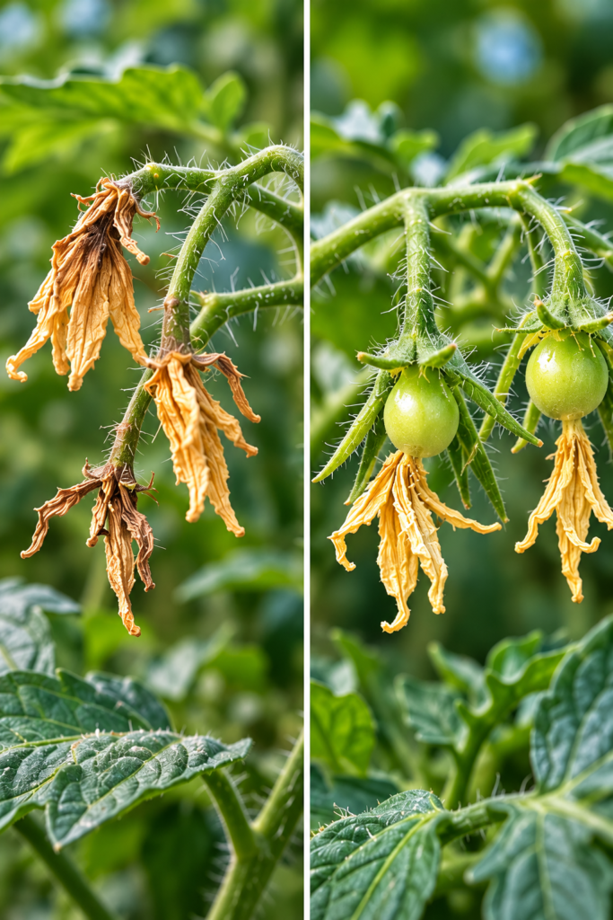 Tomatoes Flowering but Not Setting Fruit